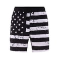 thumbnail image 5 of America Tonal Men's and Men's Big & Tall Graphic Swim Shorts, Sizes S-3XL, 5 of 5