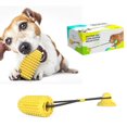 thumbnail image 2 of OUSITAID Dog Toys Pet Sucker Molars Interactive Suction Cup Corn Elastic Ropes Tooth Cleaning Chewing Squeaky Rope Toothbrush, 2 of 5