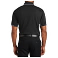 thumbnail image 4 of Yellow Rooster Mens Dry Zone Colorblock Ottoman Polo Black/ Iron Grey XS, 4 of 4