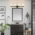 thumbnail image 5 of Design House Oslo Modern 4-Light Dimmable LED Vanity Light, Matte Black, 5 of 15