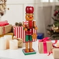thumbnail image 5 of LOLIPPYY Wooden Nutcracker Gingerbread Figurine Christmas Decoration for Holiday Home Decor, 1 Piece, 5 of 8