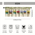 thumbnail image 3 of SPXUBZ Kitchen Plant Pot Window Valance Farmhouse Curtain Valance Rod Pocket Home Decor, 3 of 5