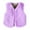 Purple, variant on Fdrone Kids Girls Faux-Fur Sleeveless Vest Padded Open Front Sherpa Fleece Coat Loose Outwear Toddler Winter Thick Warm Fuzzy Outerwear