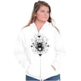 thumbnail image 3 of Spirit Animal Honeybee Symbolic Zip Hoodie Sweatshirt Women Brisco Brands X, 3 of 6