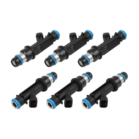 Unique Bargains 6pcs Car Fuel Injector 25313185 for Buick