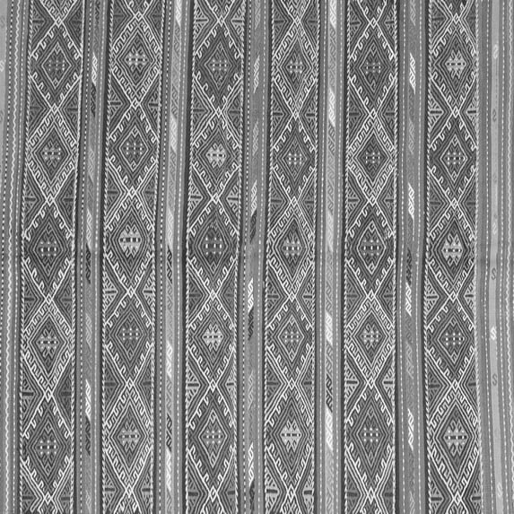Ahgly Company Indoor Square Oriental Gray Traditional Area Rugs, 6' Square