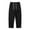 Black, variant on TIMIFIS Green Men's Cotton Casual Work Cargo Pants with Pockets Casual Loose Straight Elastic Waist Drawstring Cargo Pants