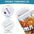 thumbnail image 3 of Yayeee 40oz Stainless Steel Tumbler with Straw and Handle Double-Wall Insulated Travel Water Bottle, Autumn Day Pattern, 3 of 8