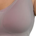thumbnail image 5 of Womens V Mesh Wireless Support Bras, Comfortable No Underwire Lingeries, Seamless Push up Everyday Bras, 5 of 5