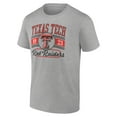 thumbnail image 2 of Men's Heather Gray Texas Tech Red Raiders Oversized Icon T-Shirt, 2 of 3