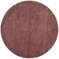 thumbnail image 2 of SAFAVIEH California Plush Solid Shag Area Rug, Rose, 4' x 4' Round - Modern Design, Rose, Non-Shedding & Easy Cleaning, Ultra Plush Thick Pile, Ideal for Living Room, Bedroom, 2 of 11