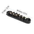 thumbnail image 3 of 1 Ensemble de Remplacement de Pont de Selle en Alliage pour Guitare Électrique LP Style 6-String (Noir), 3 of 8