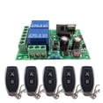 thumbnail image 2 of Télécommande Sans Fil Universelle 433MHz Récepteur et Émetteur pour Porte de Garage Universelle et Portail, Libérez Vos Mains, 2 of 5