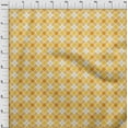 thumbnail image 3 of oneOone Cotton Cambric Pale Orange Fabric Argyle Check Sewing Fabric By The Yard Printed Diy Clothing Sewing Supplies 56 Inches Wide, 3 of 4