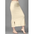 thumbnail image 5 of Trendmalls Lycra Spendex Saree Shapewear Petticoat for Women-P01-Beige, 5 of 5