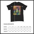 thumbnail image 5 of Tee Hunt Dean Russo Colorful Lion Head T-Shirt Wild Life King Roar Men's Tee, Black, X-Large, 5 of 5