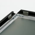 thumbnail image 6 of M&T Displays Snap Poster Frame 36x48 Inch Black 1.25" Aluminum Profile Front Loading Wall Mounting Photo Picture Document Certificate Sign Holder Mitered Corner Anti Glare Cover, 6 of 7