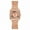Rose Gold, variant on Fashion Roman Numeral Full Diamond Square Women's Quartz Watch
