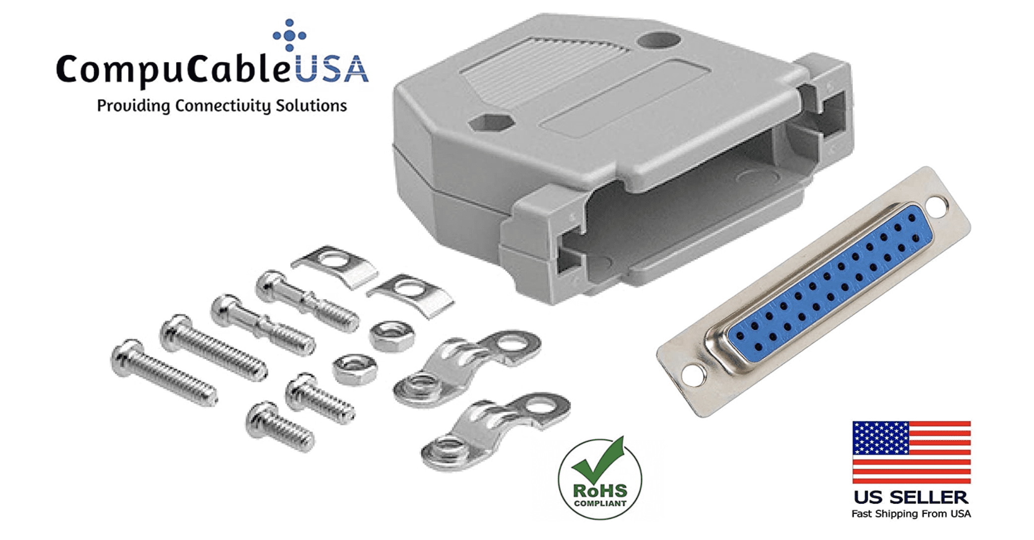Best DB25 Female Solder Cup Connector Kit With