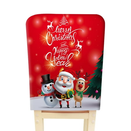 

Seat Back Cover For Home Dinner Table Decoracion Gift Creative Portable Cloth 1PC Durable Christmas Decoration