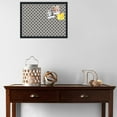thumbnail image 3 of PinPix 23x17 Custom Cork Bulletin Board  Poster Board Has a Fabric Style Canvas Finish, Framed in Retro Patterns, by ArtToFrames (PinPix-236), 3 of 5