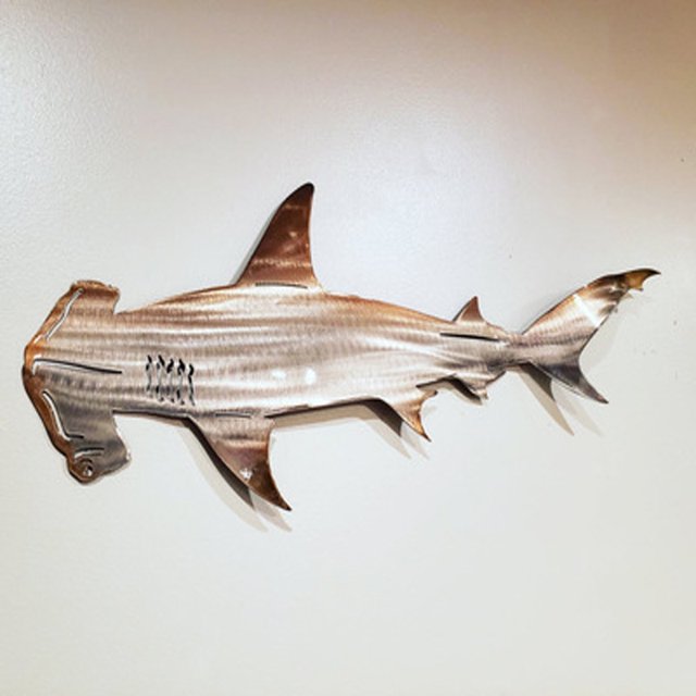 Decoración de arte de peces parque de animales marinos transfronterizos adornos tiburón dec Abanopi Artesanía