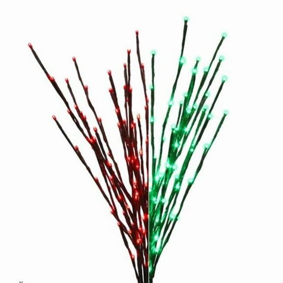 Ace Trading 9107062 32 in. Celebrations LED Green & Red Light Burst Color Change Pathway Decor