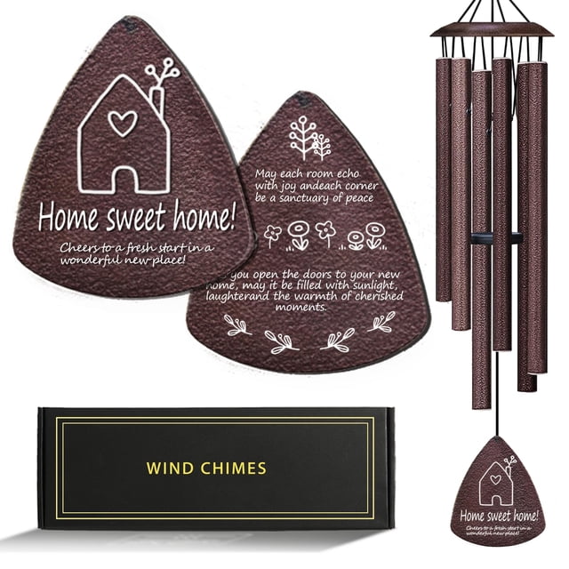 Campanas de Viento Lintriguingly Home Sweet Home 94 cm Bronce