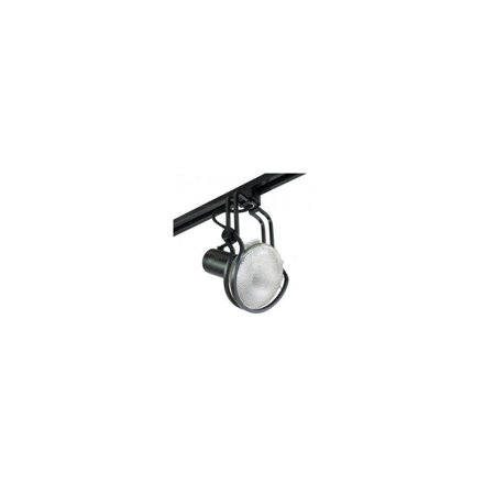 Voltage Track Lighting Fixture - Track Light Line Voltage PAR38 Designer Series Wireforms Mini Track Fixture - Black-2PK