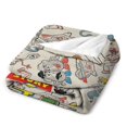 thumbnail image 4 of Manta de dibujos animados de Toy Story, súper suave, acogedora y cálida manta de felpa para niños y niñas, mantas de franela ligeras y difusas para sofá, cama, viajes, camping, regalos de 50 x 40, 4 of 8