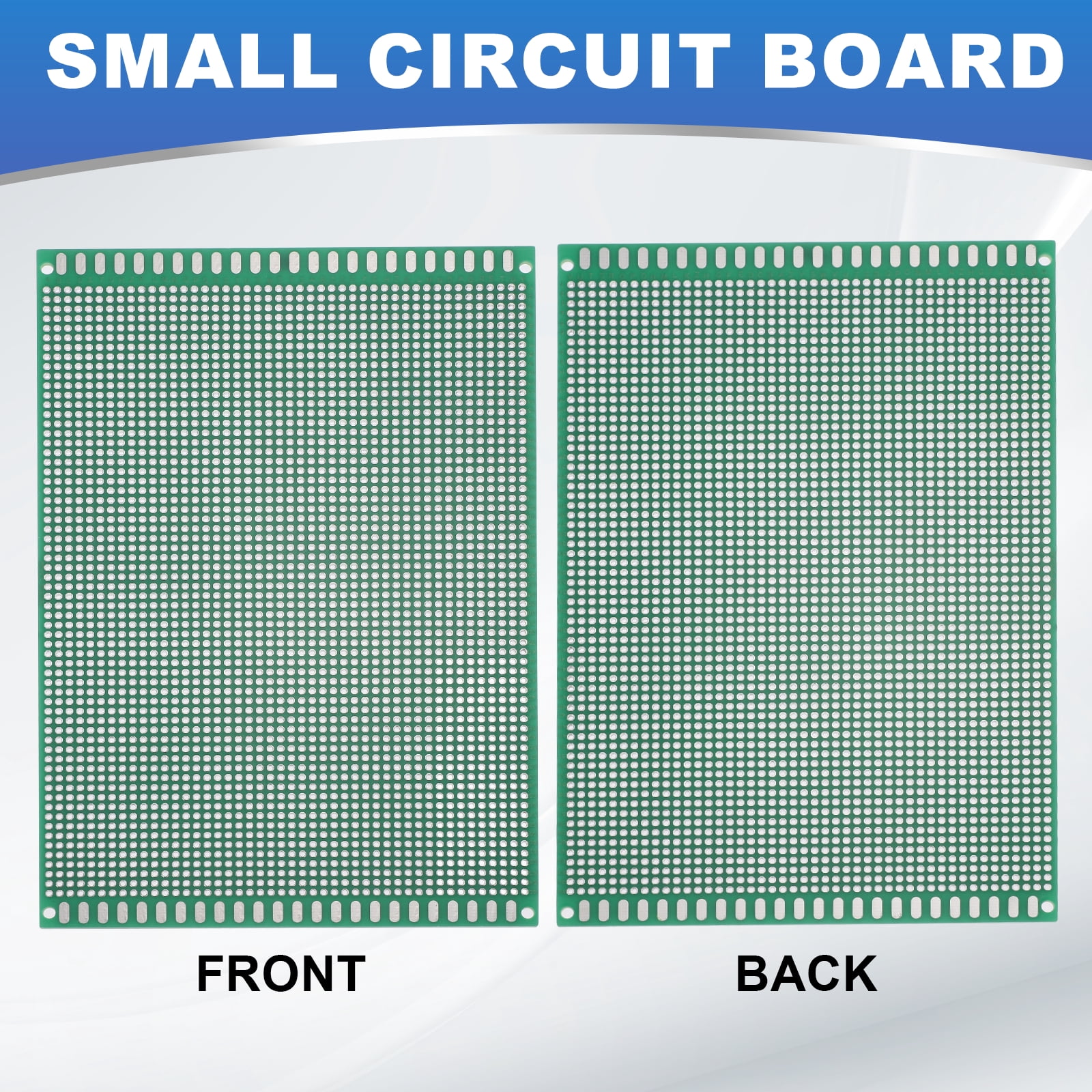 Uxcell 4Pcs Breadboard Solderable 180mm x 120mm Green Circuit PCB Board Double Sided Tin-Plated PCB Prototype Board for Electronics Prototyping, DIY Circuits Projects