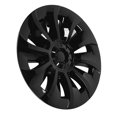 thumbnail image 1 of Hubcaps, Centre de Roue 4 Pcs 19 Po Moyeu de Roue Sportif Résistant aux Intempéries Remplacement de Jante pour Modèle 3 2020 à 2023 Noir Mat, 1 of 8