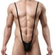 thumbnail image 1 of Gibobby Conjunto de lencería Lencería divertida para hombre, correa Sexy, Tanga ajustable, pantalones en T, diseño de bolsa abultada en U, mono para hombre(Negro, Talla única), 1 of 5