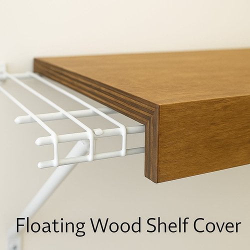 Custom Wooden Wire Shelf Covers for Pantry, Closet & Laundry