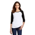 thumbnail image 2 of District Women's Perfect Tri 3/4-Sleeve Raglan. DM136L, 2 of 2