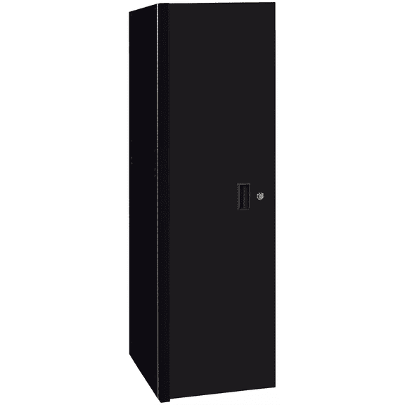 Extreme Tools RX Series 24"W x 30"D 3 Drawer and 3 Shelf Side Locker Matte Black with Black Handles