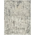 thumbnail image 2 of Nourison Concerto 6' x 9' Ivory Blue Grey Modern Indoor Rug, 2 of 8