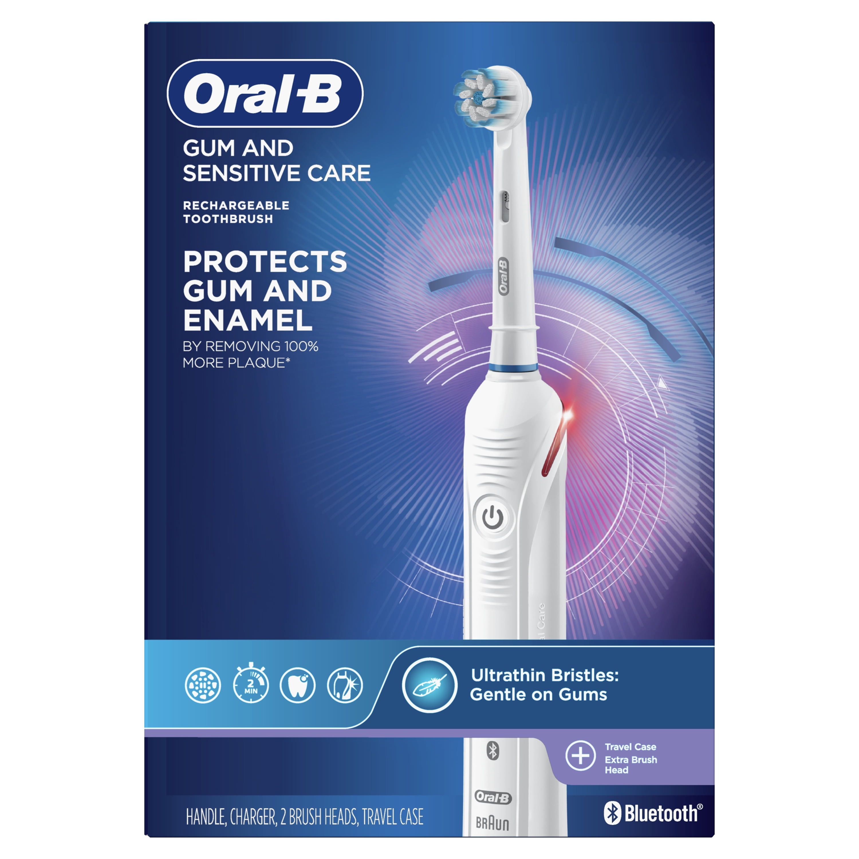 Oral-B Gum Care Rechargeable Electric Toothbrush, - Walmart.com