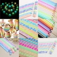 thumbnail image 3 of 30pcs Luminous Lucky Star Folding Origami Paper Lucky Star Origami Paper Ribbon, 3 of 16