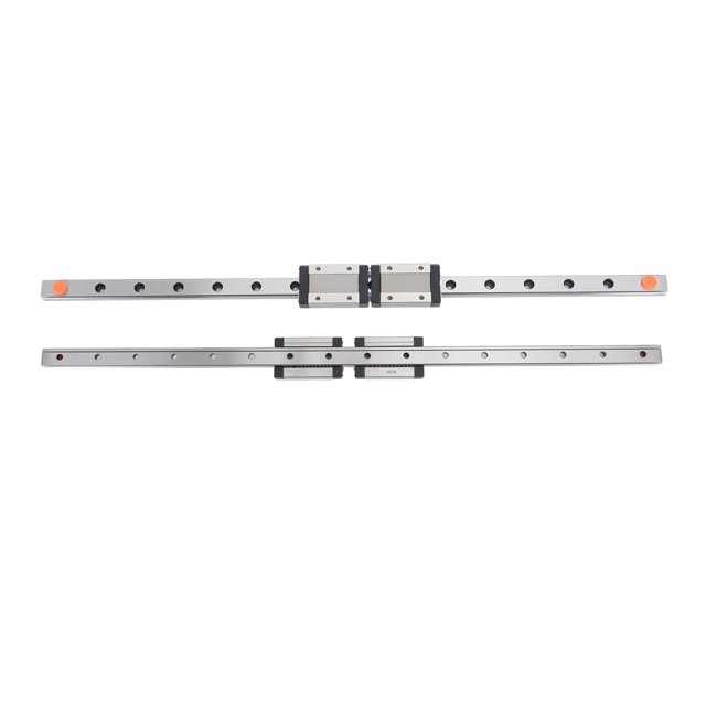 Riel De Guía Lineal, Operación Estable De 400 Mm MGN12 Riel Lineal De Acero Para Rodamientos De Buena Capacidad Aplicación Amplia Con Bloque Deslizante De 2 Piezas Para Equipos