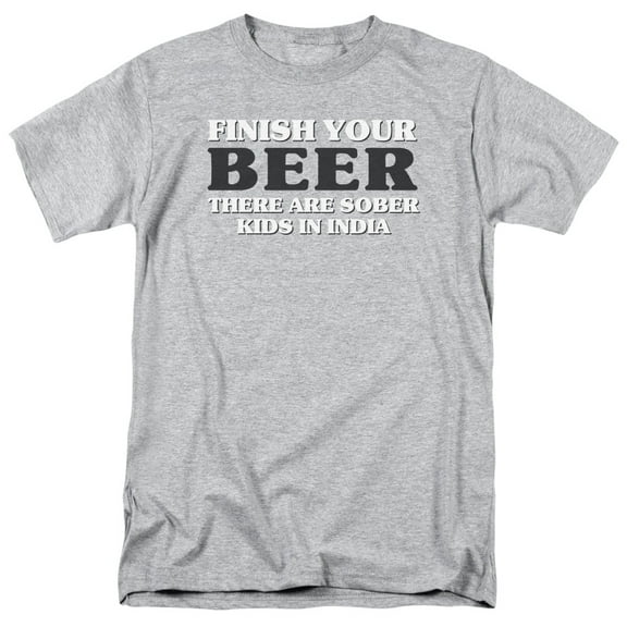 - Finish Your Beer - Short Sleeve Shirt - XXXXX-Large
