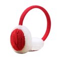 thumbnail image 2 of Dengjunhu 1/2PCS Soft Winter Warm Adjustable Plush Knitted Headband Ear Warmer Earmuffs for Autumn Winter, 2 of 8