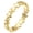 Gold, variant on Women's Stainless Steel Stackable Star Shape Eternity Band Rings Simple Statement Jewelry Gift Black Size 8