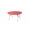 Red, variant on Kwik-Covers 10 Pack Round Plastic Table Cover - 72" Round, Red