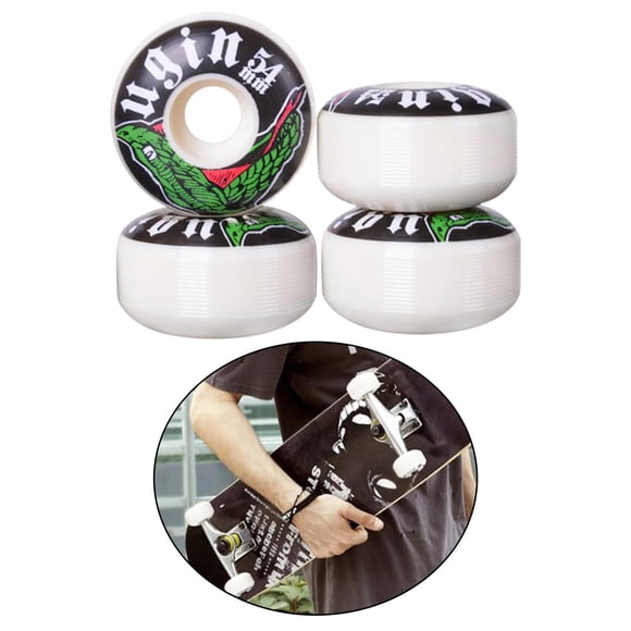 Juego de Ruedas de monopatín Cola 4Pack 100A PU Reparación de Roller Cruiser