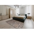 thumbnail image 5 of Ahgly Company Machine Washable Indoor Rectangle Contemporary Tan Brown Area Rugs, 2' x 5', 5 of 7