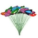 thumbnail image 4 of Ganfancp 50Pcs Palo Tridimensional de La Capa de Simulación de Pvc Fiesta Jardín Decoración Al Aire Libre Liquidación Paquete de 50 Insertos de Mariposa Unipolares, 4 of 7