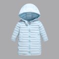 thumbnail image 3 of GYRATEDREAM Kids Hooded Padded Coat Boys Girls Long Down Jacket Windproof Warm Puffer Coat 3-10T, 3 of 5