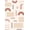 Beige, Pattern 1, variant on ODIKA 4'x6' Soft Earth Tones Multicolor Geometric Washable Area Rug Modern Abstract Shapes with Clean Lines Non-Slip, Chair-Friendly, Flatwoven for Home Office, Under Desk