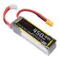 thumbnail image 4 of 11.4V 450mAh 150C 3S Rechargeable Battery with XT30 Plug for RC Drone Car Boat, 4 of 8